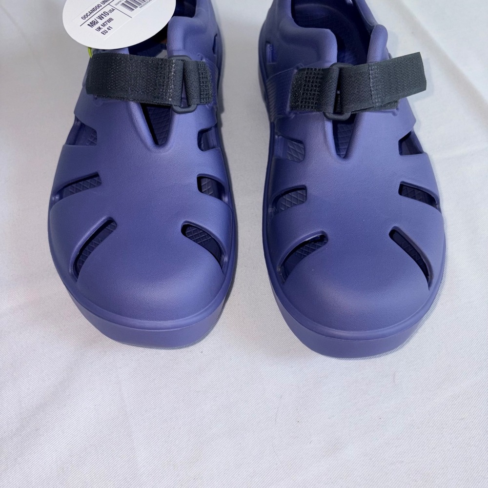 OOFOS OOCANDOO Sandals 10 Water Drop New Purple Recovery Comfort Strap Shoes - Picture 5 of 9
